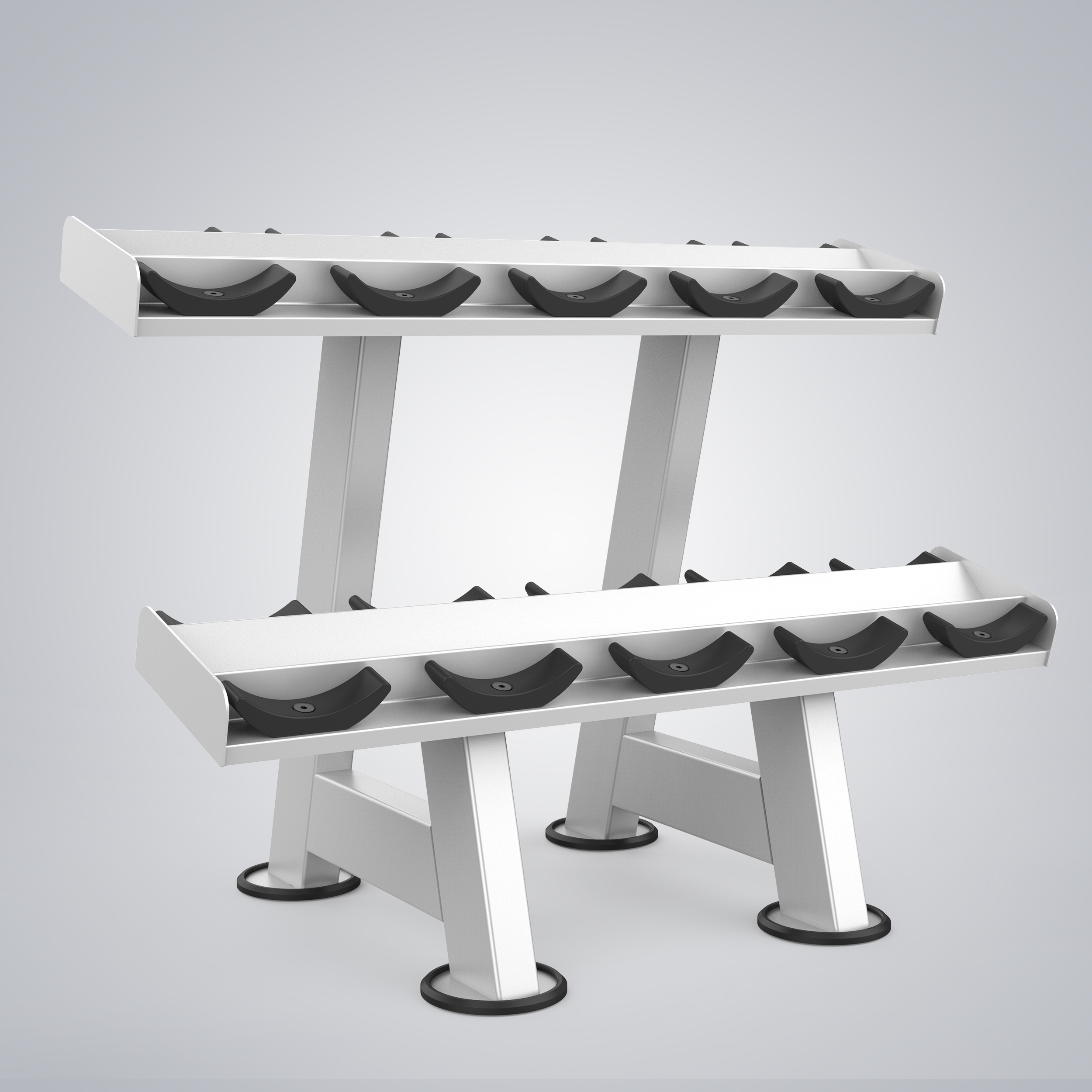 2-Tier 5 Pair Dumbbell Rack U3077S